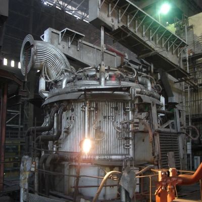 kualitas  10T Electric Arc Furnace with Smelting Temperature Control High Heat Efficiency and Impurity Removal for Steel Production pabrik