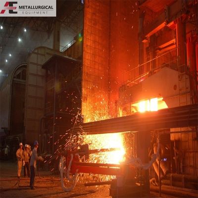 kualitas  Industrial EAF Electric Arc Furnace 50T-150T With Large Sectional Area Water Cooled Cables pabrik