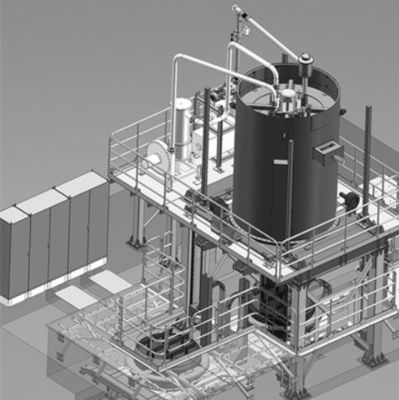 kualitas  Double Chamber Vacuum Carburizing Furnace Industrial Vacuum Furnace   380V pabrik