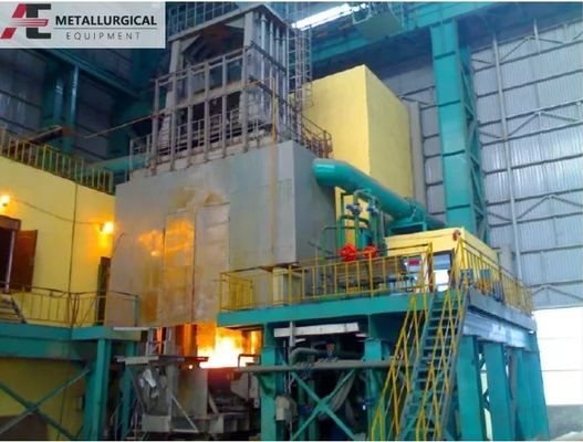 Proses peleburan kembali Electroslag ESR Tungku peleburan baja paduan 50T Berat