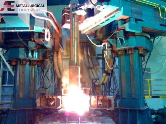 Proses peleburan kembali Electroslag ESR Tungku peleburan baja paduan 50T Berat