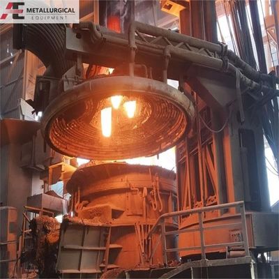 3T 5T 10T EAF Tungku Frekuensi Sedeng Tungku Peleburan Induksi Untuk Peleburan Baja