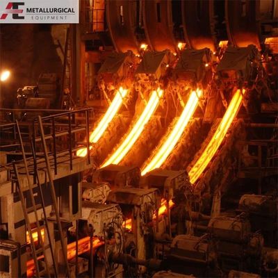 Mesin Casting Kontinuous CCM Pabrik Tipe vertikal Steel Billet Casting Machine CCM dengan Flexible dan kaku Dummy Bar