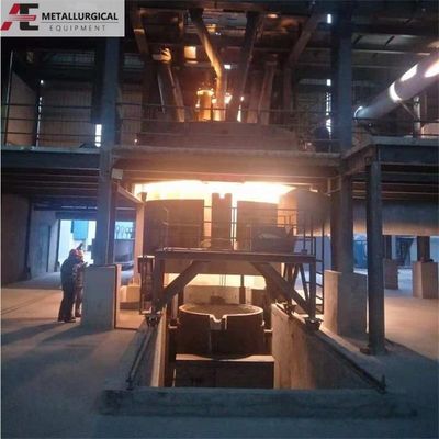 60T Ferro Alloy Metal Refining Furnace Untuk Produksi Ferrochrom