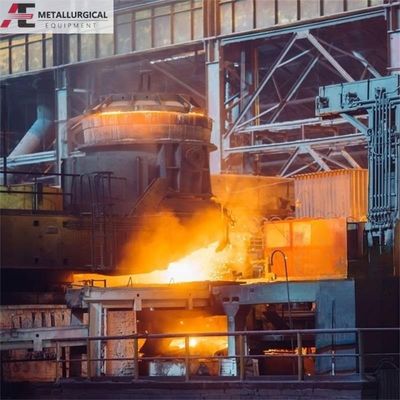 60T Ferro Alloy Metal Refining Furnace Untuk Produksi Ferrochrom