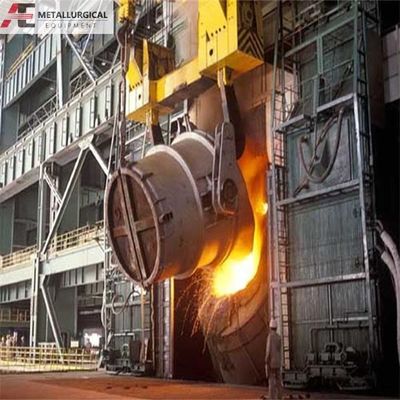 Produksi Baja Karbon Tungku busur listrik 800kW Penghematan energi