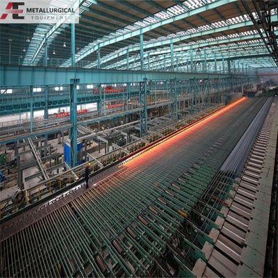 Industri Hot Rolling Mill 10mm Kontinyu Otomatis Steel Rebar Produksi Line