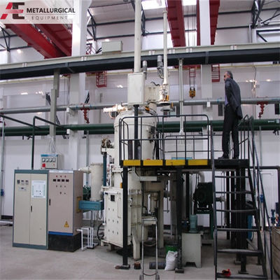 100 Kg-500 Kg Tungku Induksi Tungku VIM Frekuensi Menengah Struktur vertikal