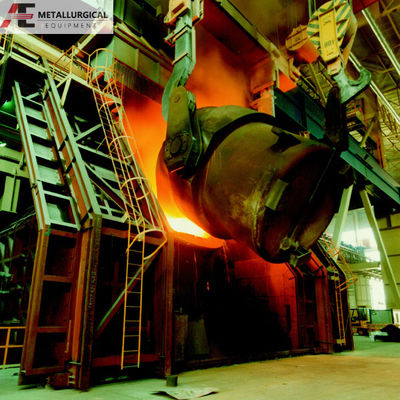 Tungku oksigen dasar Tungku busur listrik untuk industri metalurgi Peralatan metalurgi profesional