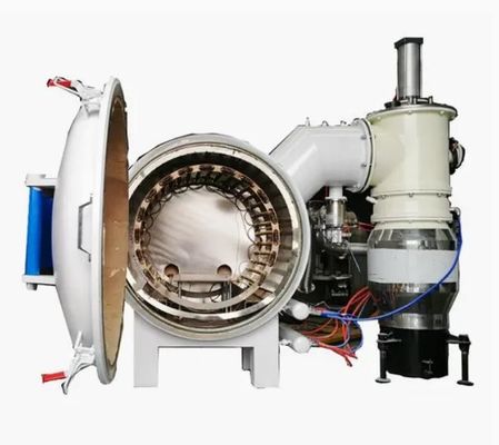 Custom Made Suhu Vacuum Brazing Furnace Laboratorium Vacuum Furnace PLC Control